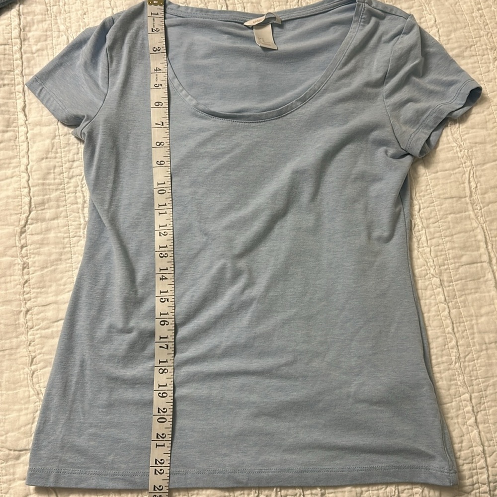 H&M Light blue Women's Tshirt, Mediumm - Picture 5 of 6